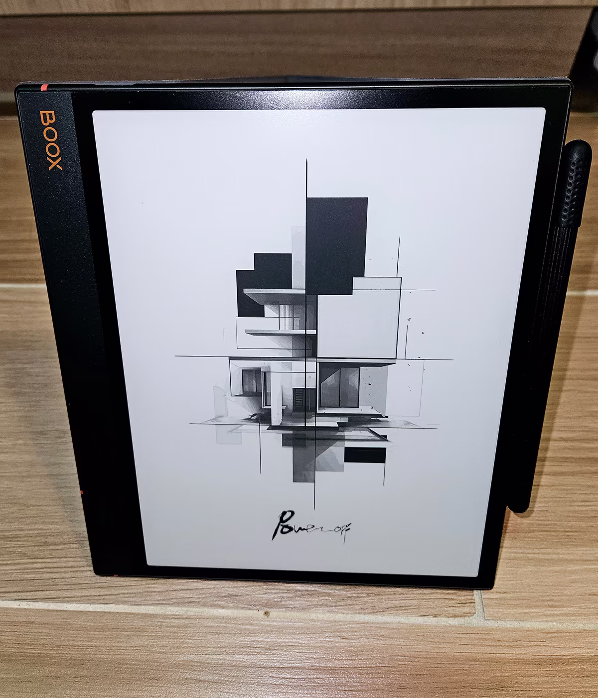 Boox Note Air 3 with the official case